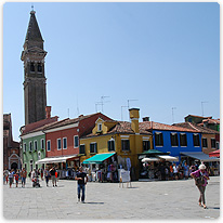 Burano, Venezien burano, venedig, italien