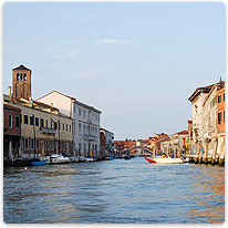Abendstimmung auf Murano murano, venedig, italien